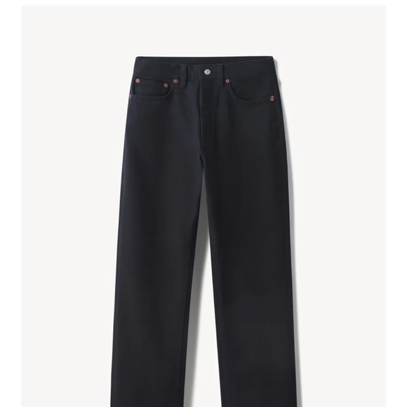 Buck Mason Black Straight Leg Jeans - Picture 2 of 6